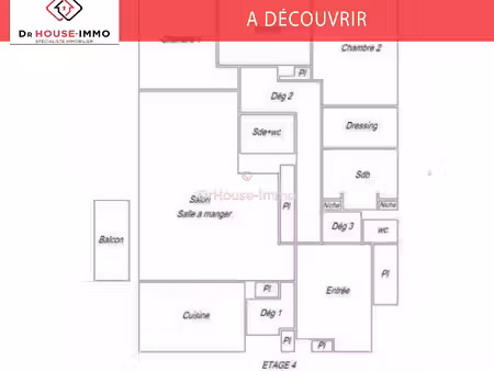 superbe appartement familial de 5 pièces à versailles avec balcon et garage