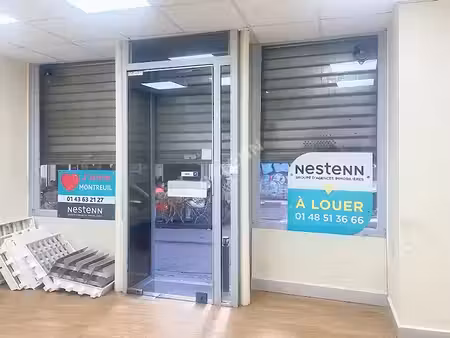 location locaux professionnels 0 pièces 32 m² à montreuil (93100)  1 250 €
