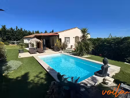 réf : zenitude - carcassonne - villa plain-pied 3ch. - jardin - piscine - garage