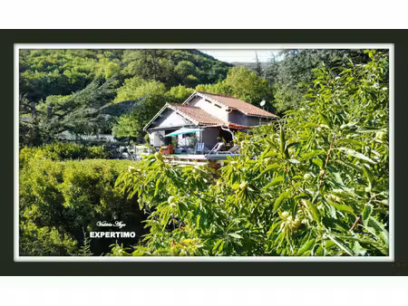 maison avec piscine et terrain attenant