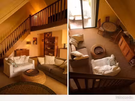t2 duplex spacieux au coeur saint gilles les bains