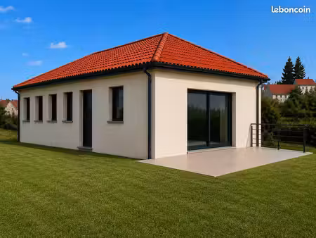 maison neuve 138 m² – 4 ch – sous-sol 150 m² – terrain 1 600 m²
