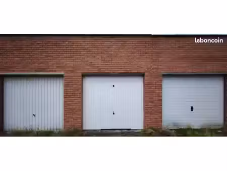 garage fermé – faches thumesnil (59155) – porte neuve – 2 20 m × 2 00 m – idéal voiture + 