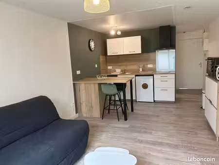 studio meublé 26 m2 rénové avec terrasse