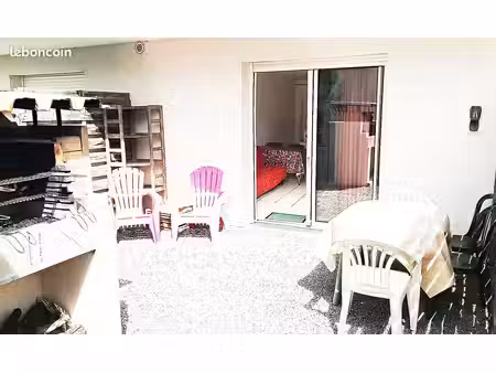 studio meublé dispo de suite – tout compris – terrasse 20 m² – parking – aytré / la rochel