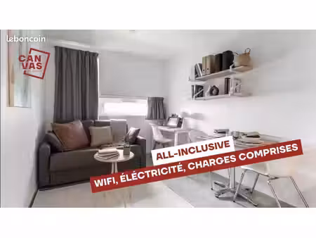 studio 1 pièce 18 m²