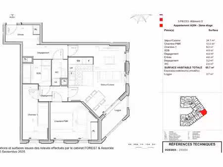 location appartement 3 pièces 65 m² à sucy-en-brie (94370)  1 262 €
