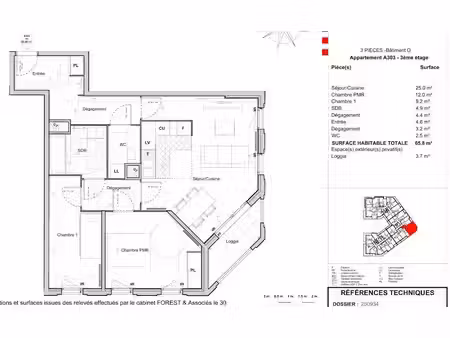 location appartement 3 pièces 65 m² à sucy-en-brie (94370)  1 266 €