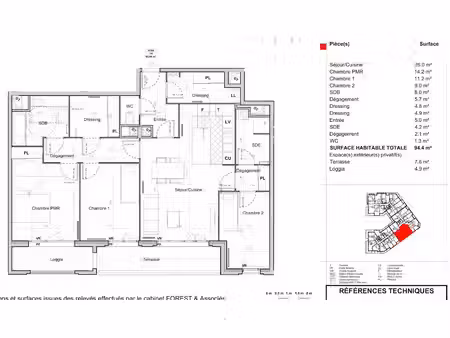 location appartement 4 pièces 95 m² à sucy-en-brie (94370)  1 713 €