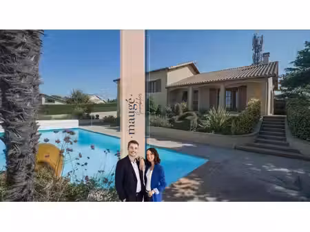 maison - 4 chambres - dont 1 suite parentale - garage - piscine - pool house - jardin - te