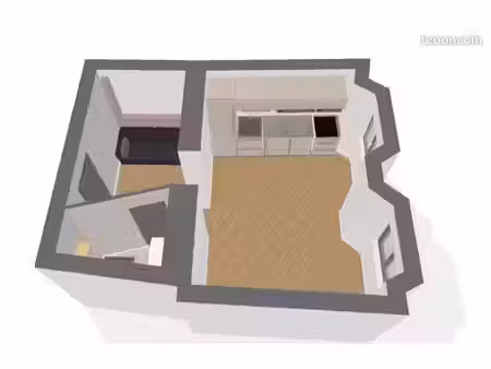 grand t1 rénové de 30 m² au cœur de trets