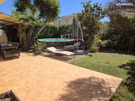 maison 4 pièces de 104 m² avec jardin  piscine  garage et aperçu mer