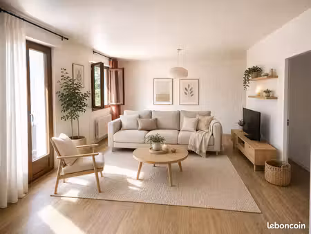 appartement t3 avec balcon - saint-pierre-de-chandieu centre