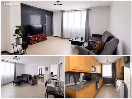 appartement t4 lumineux de 63 m² – rénové – limite lyon 8e / moulin à vent