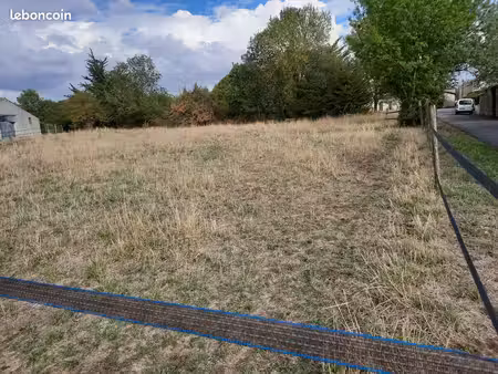 vente terrain à bâtir verdille 16140