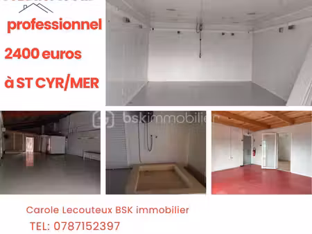 local commercial de 192 m² à saint-cyr-sur-mer