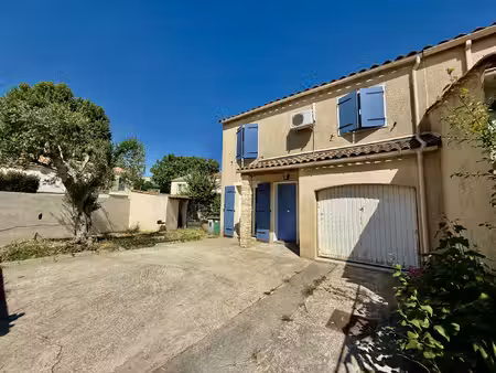 nîmes route de beaucaire  villa t4 meublée avec jardin et ga