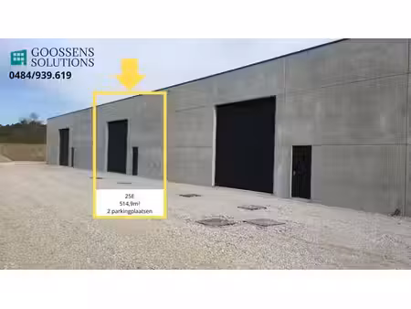 entrepôt industriel de 515 m² – à louer à hotton