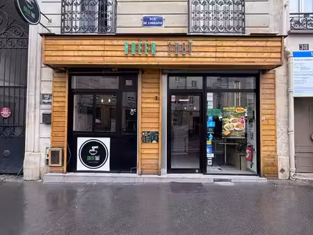 à vendre – fonds de commerce restauration avec appartement – paris 19e –