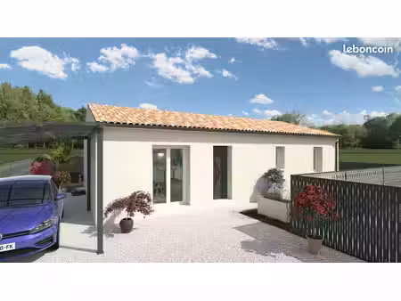 maison de 83.78 m² sur un terrain de 427 m² à gond-pontouvre en charente (16)