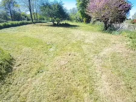 terrain 737 m² constructible avec petite maisonnette 27 m²