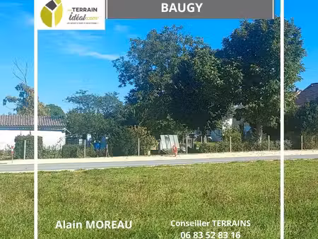 terrain 1 000 m² baugy