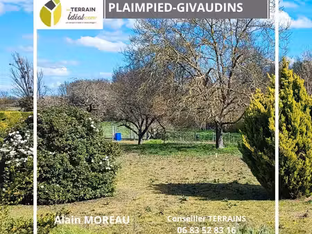 terrain 1 784 m² plaimpied givaudins