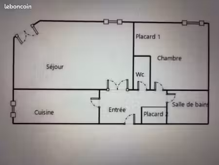 appartement t2 de 48m2