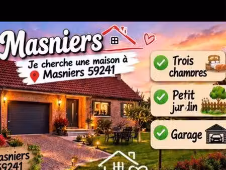 cherche maison à louer