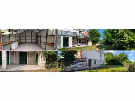 ? rdc de maison totalement indépendant – 37 m² + jardin  terrasse & garage bien situé