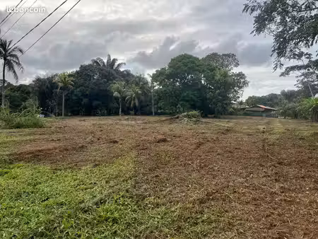 terrain situé en zone 2au sur remire-montjoly