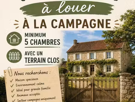 recherche maison à louer