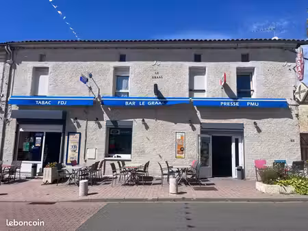 bar tabac fdj pmu presse avec logement et jardin