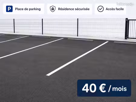 place de parking sécurisée – proche gare et centre ville