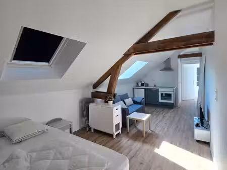 studio meublé gueret  refait  avec clim