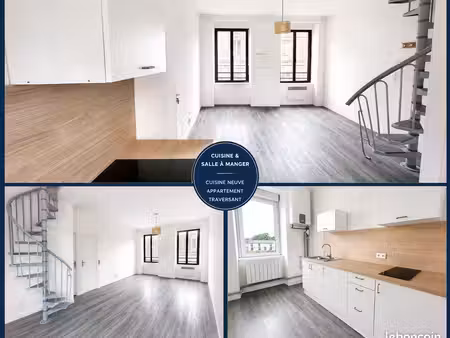 joli t3 duplex - rénové 2026