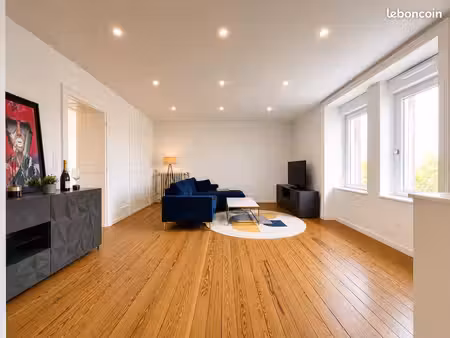 montbéliard – t6 150 m² rénové – seul au dernier étage – vue port – jardin commun – dpe c