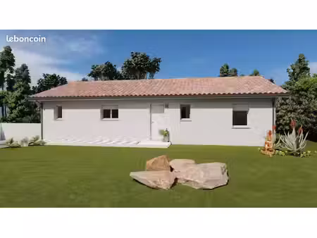 projet de construction d'une maison 99.28 m² avec terrain à annesse-et-beaulieu (24)