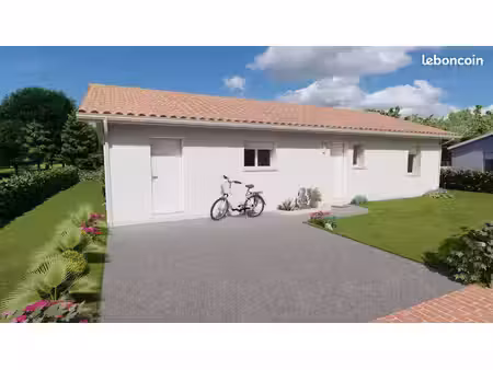 projet de construction d'une maison 99.69 m² avec terrain à creysse (24)