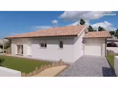 projet de construction d'une maison 93.86 m² avec terrain à la force (24)