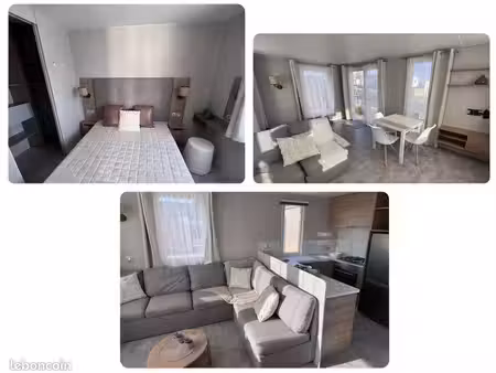 mobil home  dans camping