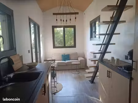 tiny house neuve 22 8 m² – entièrement aménagée et équipée