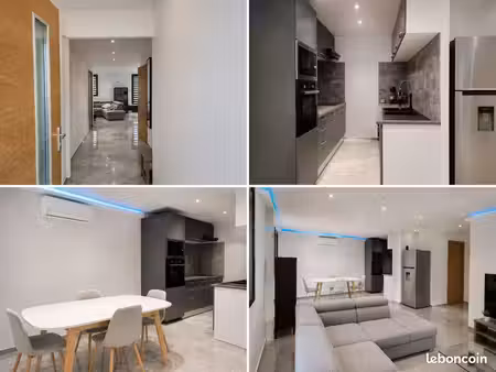 appartement t3 68 m² entièrement rénové – 2 balcons – parking sécurisé – romans-sur-isère