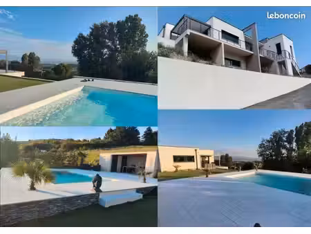 maison contemporaine avec très jolie vue