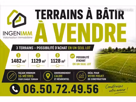 terrain à bâtir moléans
