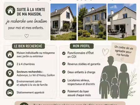je recherche une maison à louer