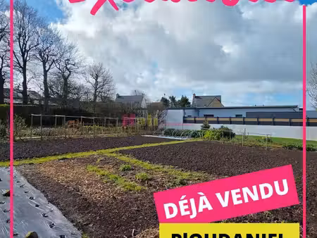 terrain 598 m² ploudaniel