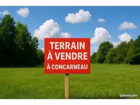 terrain 543 m² concarneau