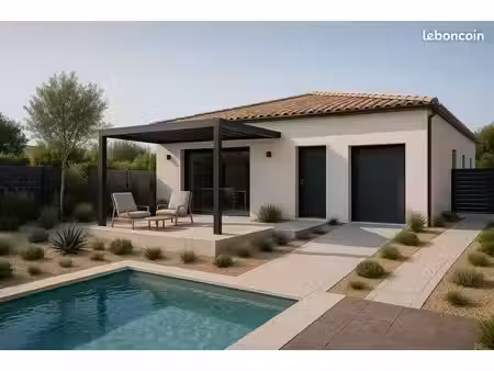 projet de construction d'une maison 82 m² avec terrain à vauvert (30)