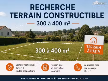 recherche terrain constructible